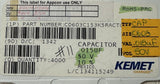 Reel of 2104 Kemet C0603C153K5RACTU Multilayer Ceramic Capacitor 0.015uF 50V