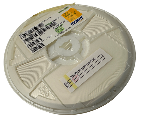 Reel of 4000 Kemet C0603C473K5RACTU Multilayer Ceramic Capacitor 0.047 µF 50 V