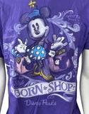 Disneyland Hong Kong Minnie Mouse Born To Shop Disney Parks Purple Shirt Size M
