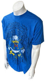 Alstyle Men's Disneyland Donald Duck Bad Mood Dude Blue Shirt Size Large