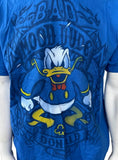 Alstyle Men's Disneyland Donald Duck Bad Mood Dude Blue Shirt Size Large