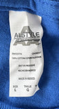 Alstyle Men's Disneyland Donald Duck Bad Mood Dude Blue Shirt Size Large