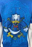 Disneyland Hong Kong Men's Donald Duck Bad Mood Dude Short Sleeve Shirt Size M