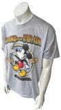 Disney Men's Mickey Mouse Leader Of The Parade Graphic Gray Shirt Size X-Large