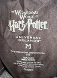 Harry Potter Men's Serpent Graphic Black Short Sleeve Shirt Size Medium