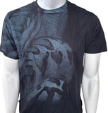 Harry Potter Men's Serpent Graphic Black Short Sleeve Shirt Size Medium