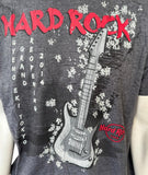 Hard Rock Cafe Men's Uyeno Eki Tokyo Grand Reopening 2014 Gray Shirt Size Large