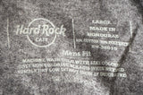 Hard Rock Cafe Men's Uyeno Eki Tokyo Grand Reopening 2014 Gray Shirt Size Large