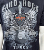 Hard Rock Cafe Men's Tokyo 30 Years Of Rock-N-Roll Black Shirt Size Large