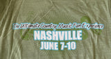 Tultex Men's CMA Music Festival 2012 41st Fan Fair Green Shirt Size Small