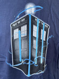 Ripple Junction Men's Doctor Who San Diego Comic-Con 2012 Navy Shirt Size Large