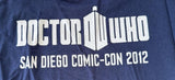 Ripple Junction Men's Doctor Who San Diego Comic-Con 2012 Navy Shirt Size Large