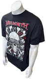 Anvil Men's Megadeth Thirteen 2012 Tour Black Short Sleeve Shirt Size Large