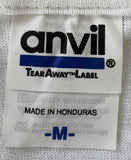 Anvil Men's The Big Lebowski Mark It Zero White Short Sleeve Shirt Size Medium