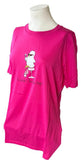 Cool Chicks Club Women's Cool Chicks Sip Graphic Pink Shirt Size Large