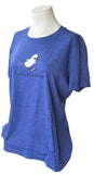 Cool Chicks Club Women's Cool Chicks Run Graphic Blue Shirt Size Large