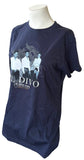 Tultex Men's IL Divo Wicked Game World Tour Navy Short Sleeve Shirt Size XL