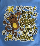 Southern Belle Girls Blessed Are The Curious They'll Have Adventures Shirt Small