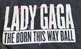 Fruit of The Loom Men's Lady Gaga Born This Way Ball Black Shirt Size Medium