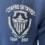 Alstyle Men's Lynyrd Skynyrd Freebird Tour 2012 Navy Shirt Size Medium