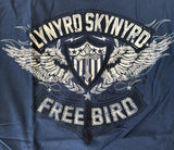 Alstyle Men's Lynyrd Skynyrd Freebird Tour 2012 Navy Shirt Size Medium