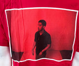 Drake Men's Graphic Red Short Sleeve Shirt Size Large