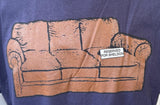 Anvil Men's The Big Bang Theory Reserved For Sheldon Navy Shirt Size Medium