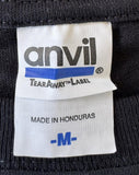 Anvil Men's The Big Lebowski STFU Black Short Sleeve Shirt Size Medium