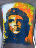 All The Rage Men's Che Guevara Graphic Gray Short Sleeve Shirt Size Large