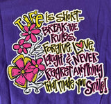 Southern Belle Break The Rules & Never Regret Anything That Made You Smile Shirt