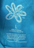 Southern Belle Women's Believe in Miracles Blue Short Sleeve Shirt Size Large