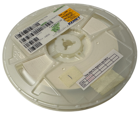 Reel of 4000 Kemet C0603C100J5GACTU Multilayer Ceramic Capacitor 10pF 50V 0603