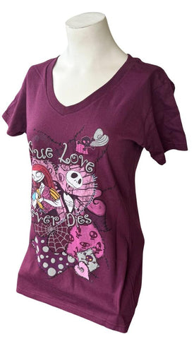 Disney Women's Nightmare Before Christmas True Love Never Dies Shirt Size Medium