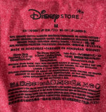 Disney Women's Snow White Forbidden Apple Graphic Red Short Sleeve Shirt Size M