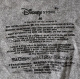 Disney Women's Mickey Mouse With Love Graphic Gray Shirt Size Medium