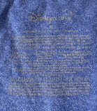 Disney Women's Mickey Mouse & Minnie Mouse Kissing Blue Shirt Size Medium
