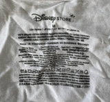 Disney Women's Mickey Mouse & Minnie Mouse Best Couple Ever White Shirt Size M