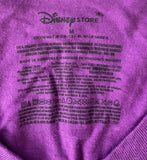 Disney Women's Aladdin & Princess Jasmine Graphic Purple Shirt Size Medium