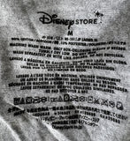 Disney Women's Minnie Mouse XOXO Bows Graphic Gray Short Sleeve Shirt Size M