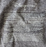 Disney Women's Mickey Mouse Drip Graphic Gray Short Sleeve Shirt Size Medium