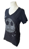 Disney Women's Nightmare Before Christmas Jack Skellington Black Shirt Size M