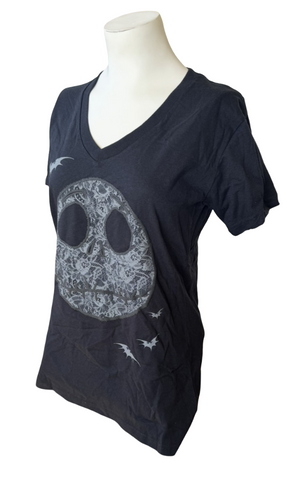 Disney Women's Nightmare Before Christmas Jack Skellington Black Shirt Size M