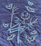 Disney Boy's Nightmare Before Christmas Jack Skellington Navy Shirt Size Medium