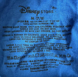 Disney Boys Cars 2 Lightning McQueen & Friends Graphic Blue Shirt Size Medium