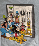 Disney Boys Mickey Mouse & Friends Fun House Mirrors Blue Shirt Size Medium