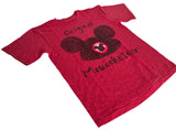 Disney Boys Mickey Mouse Original Mouseketeer Graphic Red Shirt Size Medium