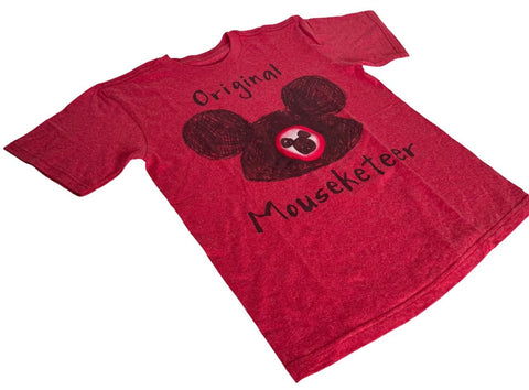 Disney Boys Mickey Mouse Original Mouseketeer Graphic Red Shirt Size Medium