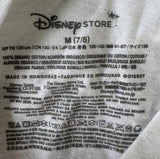 Disney Girls Minnie Mouse Bow Graphic White Short Sleeve Shirt Size Medium