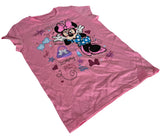Disney Girls Minnie Mouse Accessories Graphic Pink Shirt Size Medium
