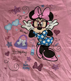 Disney Girls Minnie Mouse Accessories Graphic Pink Shirt Size Medium